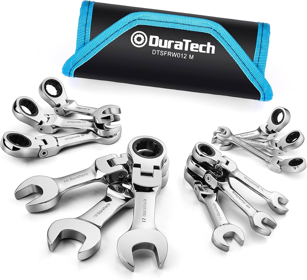 工具 DURATECH スタビーフレックスヘッドラチェットコンビネーション
